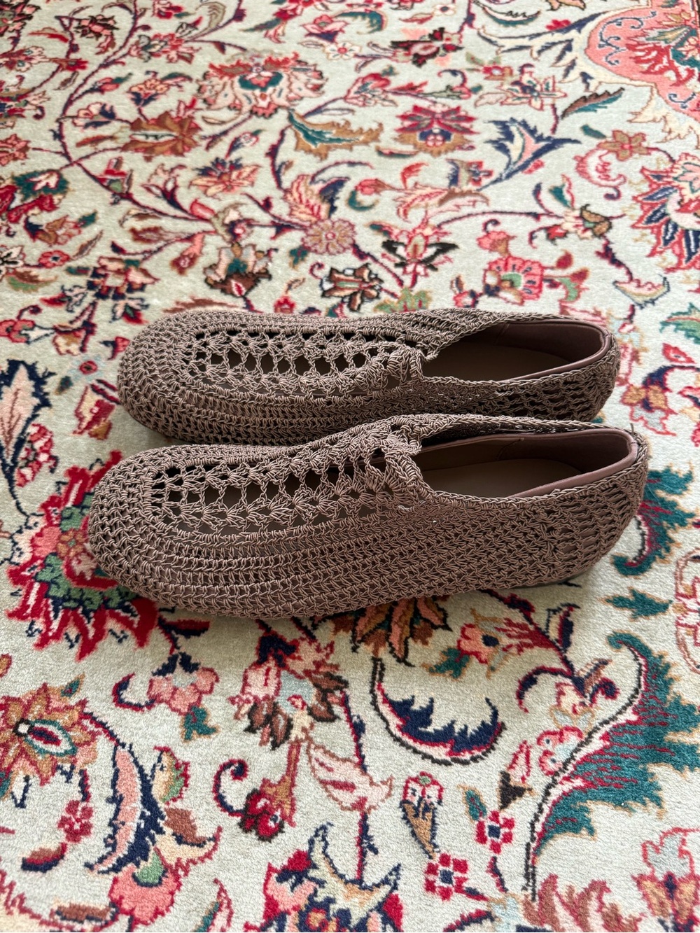 NEW Jeffrey Campbell Figure Eight Crochet Flats - Picture 5 of 7